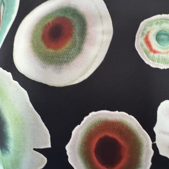 Hoss Intropia  NWT Silk Elegant Multicolor Patterned Dress. Ptp 17” length 37” - Picture 4 of 10